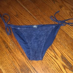Faded blue bikini bottoms